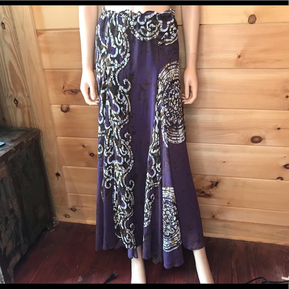Soft Surroundings purple printed motif.  SizeXL